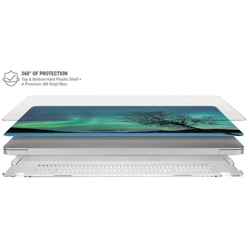 StockTrek Aurora Borealis over a lake in Norway MacBook Air 15in (2023-2025) Case plus Skin